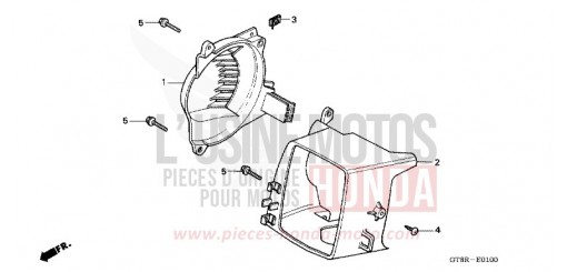 SHROUD/FAN COVER PK50MR de 1994